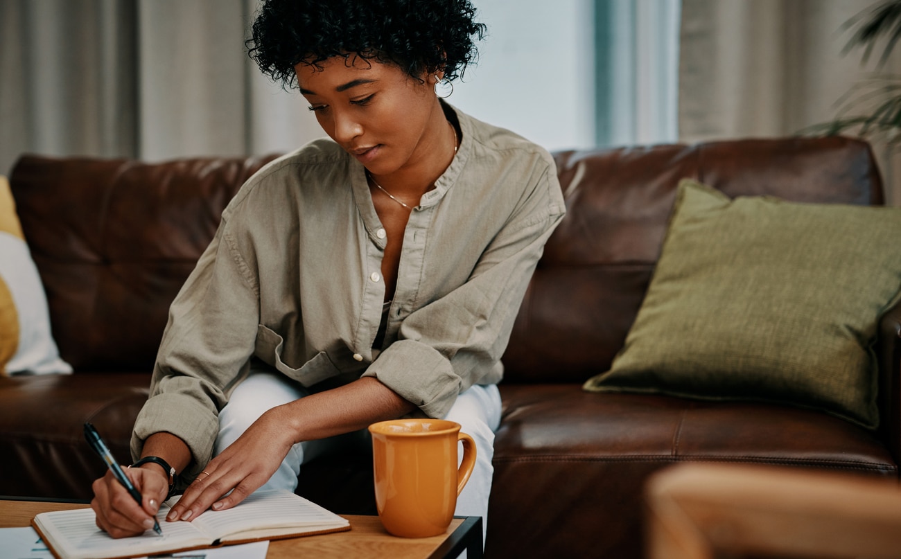 Keeping a journal can help you control your emotions